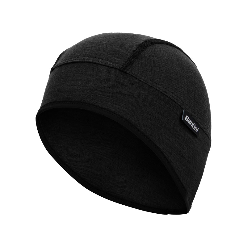 Čepice pod helmu SANTINI Wool Black - UNI