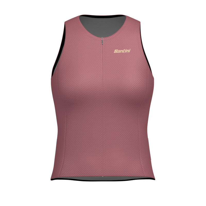 Dámský dres bez rukávů SANTINI Opal Pink