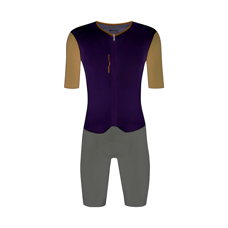 Kombinéza SANTINI MADSS Grey/Violet