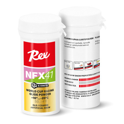 Rex NFX41 ružový/zelený UHW starý, hrubý a umelý sneh