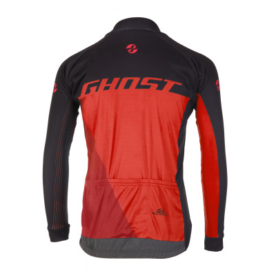 Dres s dlhým rukávom GHOST Performance Evo Black/Red
