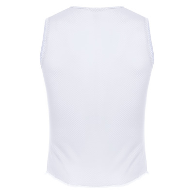 Funkčné tričko bez rukávov SANTINI Lieve White - M