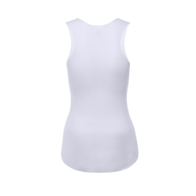 Funkčné tričko bez rukávov SANTINI Lieve White - XS