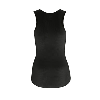 Funkčné tričko bez rukávov SANTINI Dry Lady Black - XS