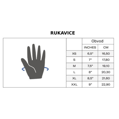 Rukavice SANTINI Adapt Black - XS