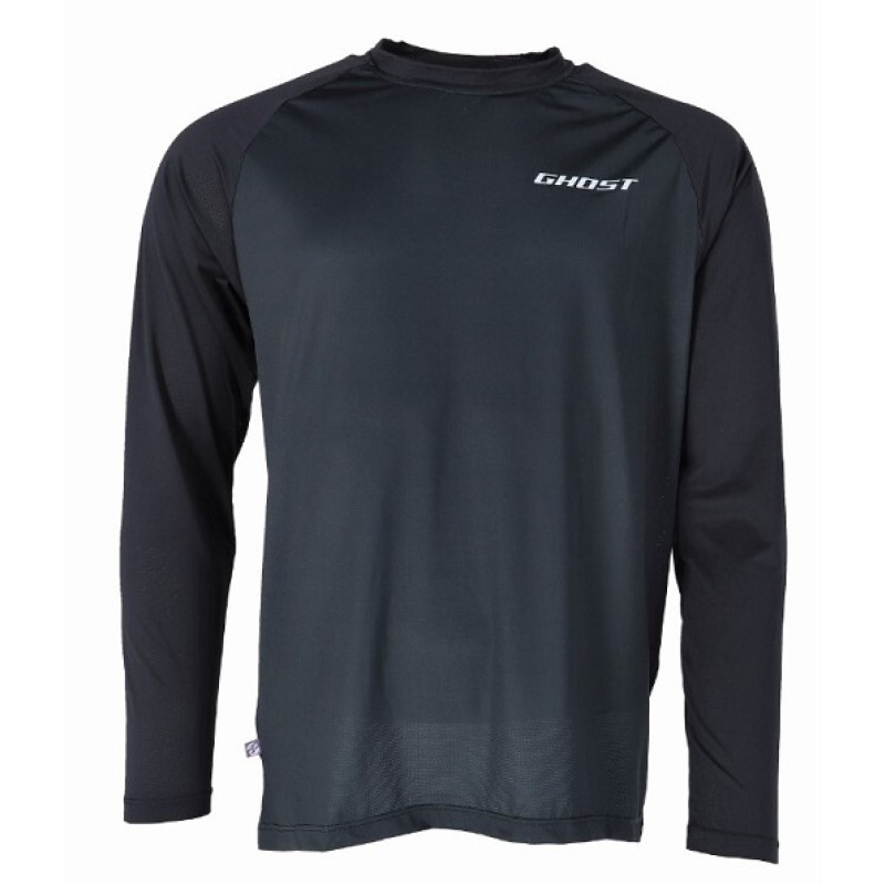 Dres s dlhým rukávom GHOST Full Party Black/White