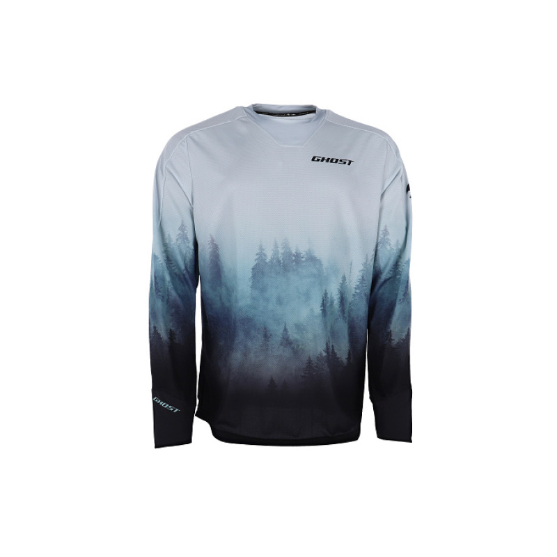 Dres dlhý rukáv GHOST WADsassen by MAOJA Black/Ice Blue