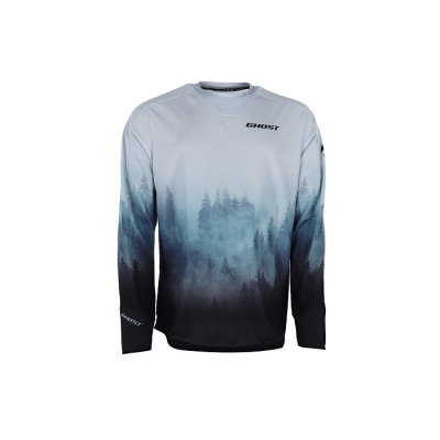 Dres dlhý rukáv GHOST WADsassen by MAOJA Black/Ice Blue