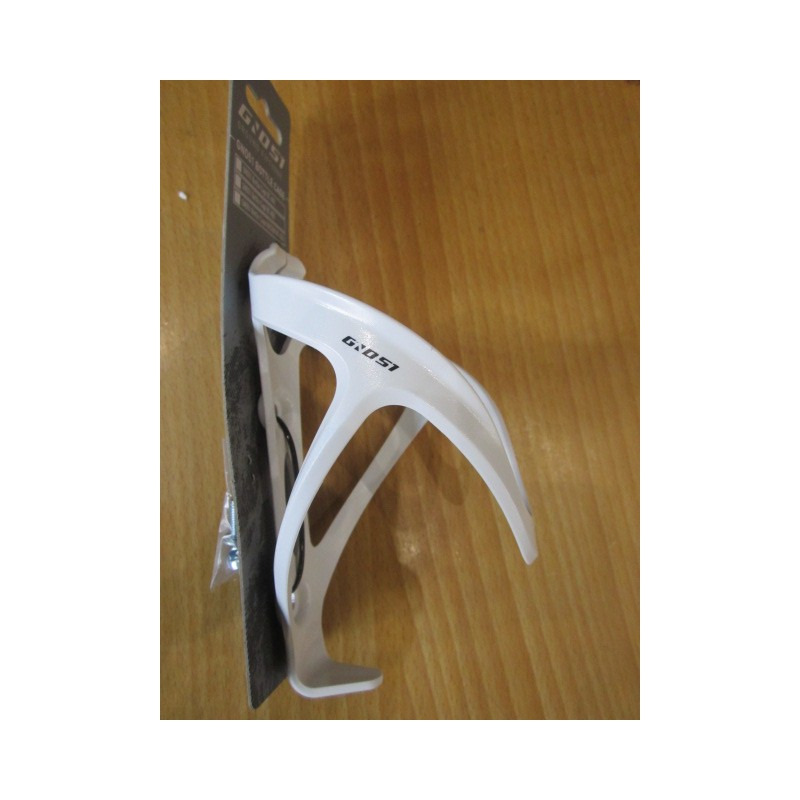 Košík na fľašu GHOST GND51 Plastic White