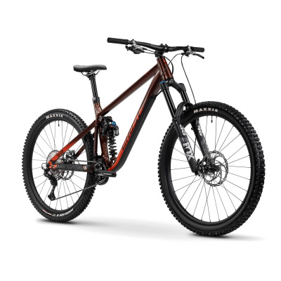 GHOST Riot EN Pro 27,5 Metallic Dark Brown/Metallic Bright Orange Matt - S