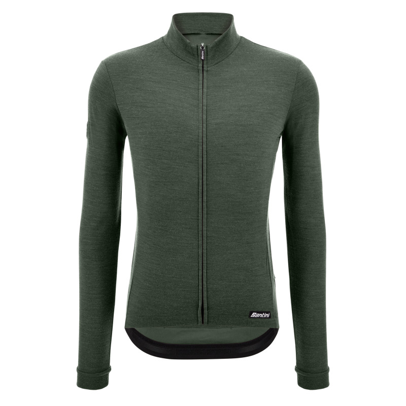 Dres s dlhým rukávom SANTINI Impetus Zip Green