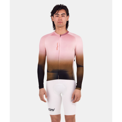 Unisex dres s dlouhým rukávem SANTINI Luce  Pink
