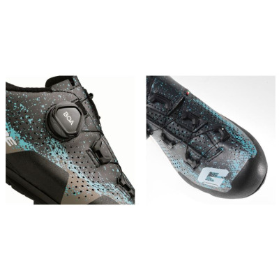 Dámské tretry GAERNE G. Lampo Lady Matt Black/Grey/Azure