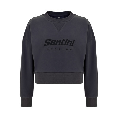 Krátká dámská mikina SANTINI Brand Grey