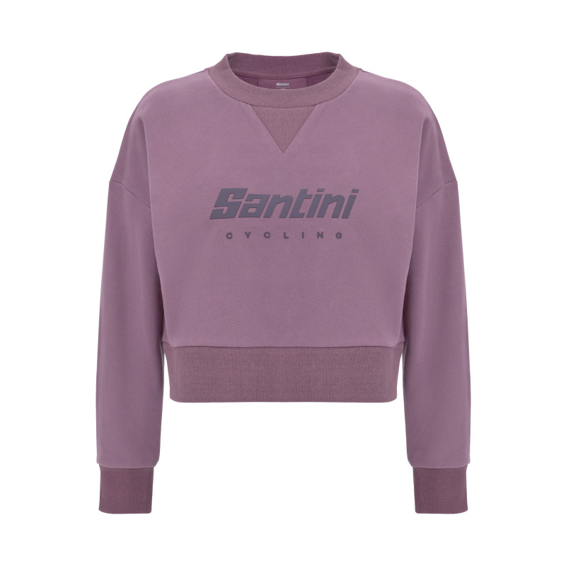 Krátká dámská mikina SANTINI Brand Pink