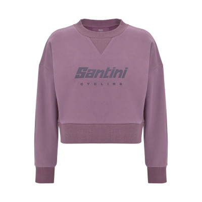 Krátká dámská mikina SANTINI Brand Pink