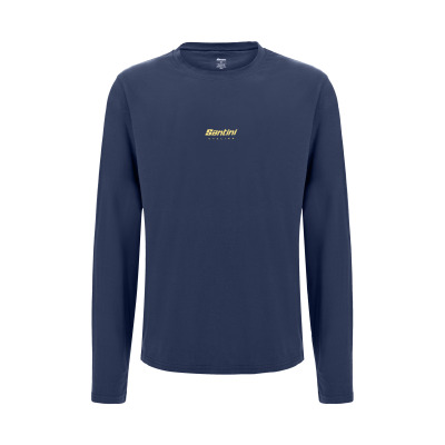 Triko s dlouhým rukávem SANTINI Brand Blue