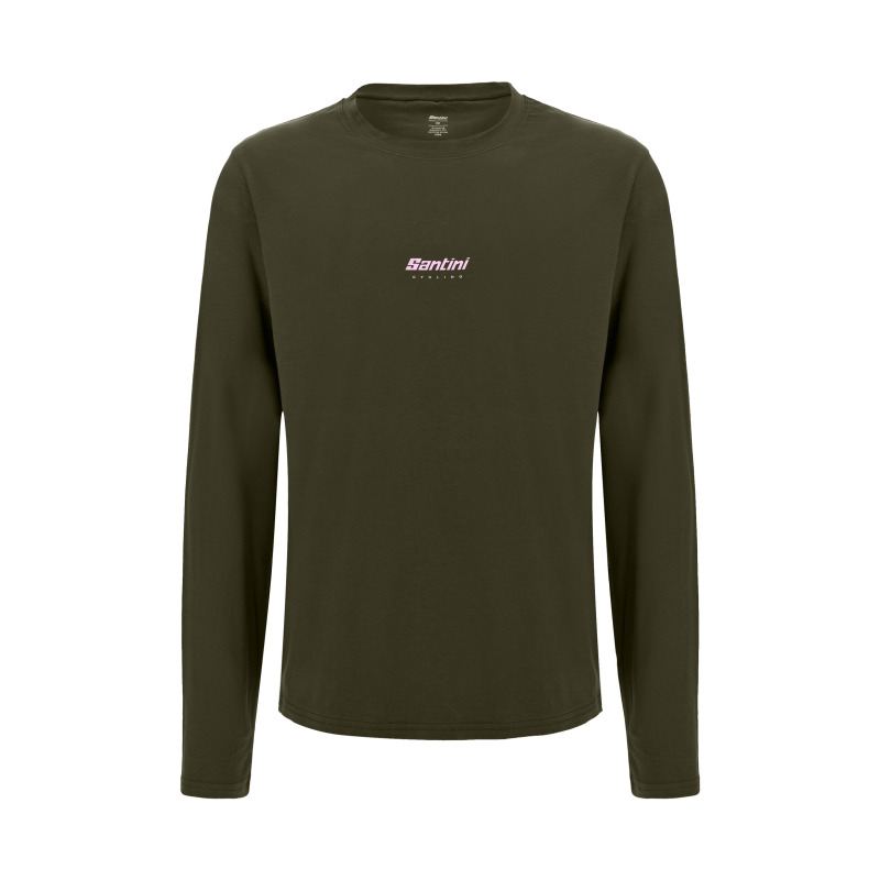 Triko s dlouhým rukávem SANTINI Brand Green