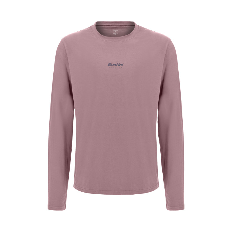 Triko s dlouhým rukávem SANTINI Brand Pink
