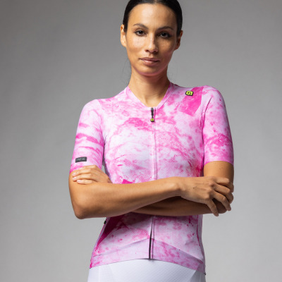 Letní cyklistický dres ALÉ dámský MARBLE PR-E