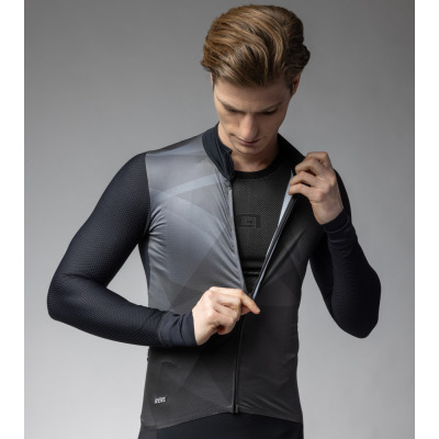 Zateplený cyklistický dres ALÉ pánský R-EV1    QUICK