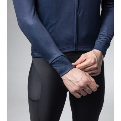 Zateplený cyklistický dres ALÉ pánský OFF ROAD - GRAVEL DUAL