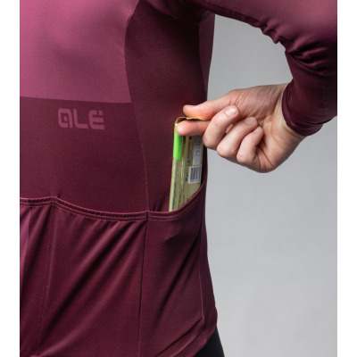 Zateplený cyklistický dres ALÉ pánský OFF ROAD - GRAVEL DUAL