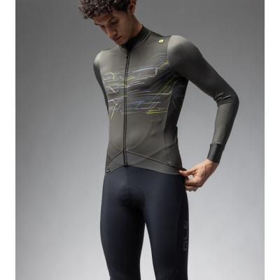 Zateplený cyklistický dres ALÉ pánský PR-E MEGABYTE