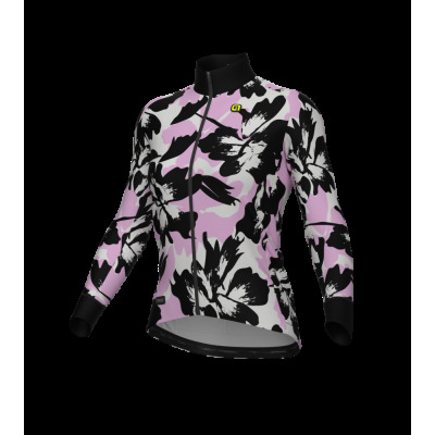 Zateplený cyklistický dres ALÉ dámský PR-E FLOWER