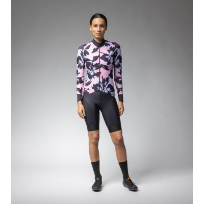 Zateplený cyklistický dres ALÉ dámský PR-E FLOWER