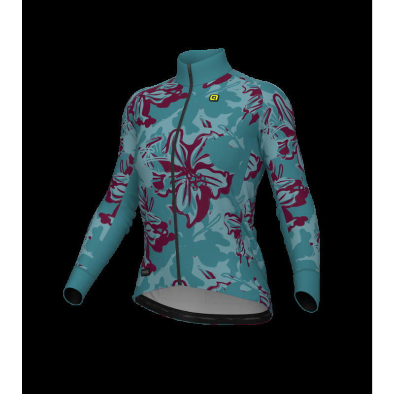 Zateplený cyklistický dres ALÉ dámský PR-E FLOWER