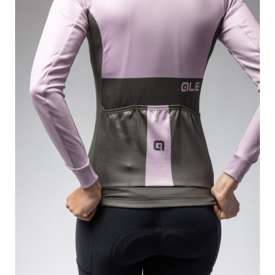 Zateplený cyklistický dres ALÉ dámský OFF ROAD - GRAVEL DUAL