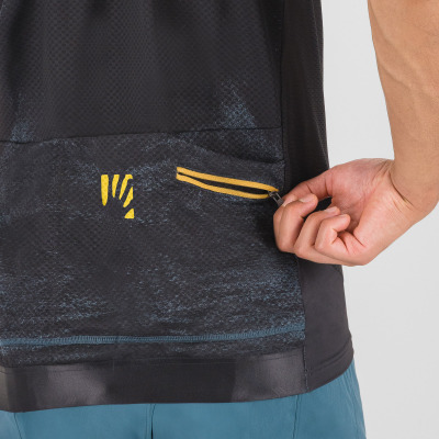 Karpos GREEN FIRE dres black/lemon curry