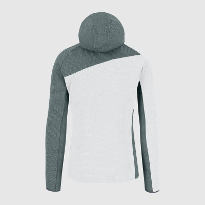 Karpos AVERAU FULL-ZIP mikina s kapucňou bright white/dark slate