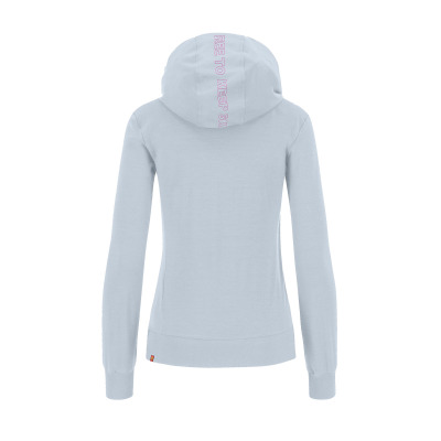 Karpos COPPOLO MERINO dámska FULL ZIP mikina s kapucňou mist/bloom