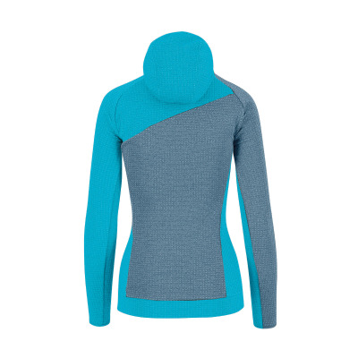 Karpos AVERAU dámska FULL-ZIP mikina s kapucňou windw.blue/bachelor b.