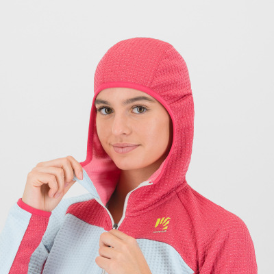 Karpos AVERAU dámska FULL-ZIP mikina s kapucňou skywriting/innuendo