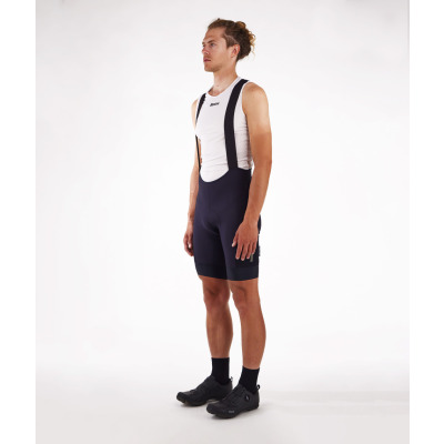 Kraťasy s trakmi SANTINI Gravel Black